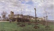 Alfred Sisley View of Montmartre from the cite des Fleurs Spain oil painting artist